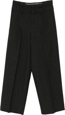 JNBY Pantaloni dritti in lana - Grigio