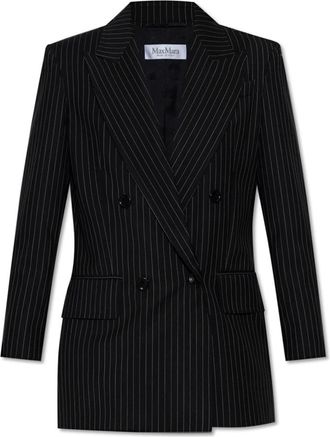 Max Mara Blazer Mattia - Dames - Blazers - Zwart - XS - Wol - Jassen