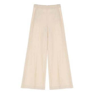 Imperial Wijde Broek - Dames - Wijde Broeken - Geel - XL - Polyester - Broeken