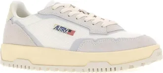 Autry Mens Two-Tone Fabric And Suede Wildpace Sneakers Ak01