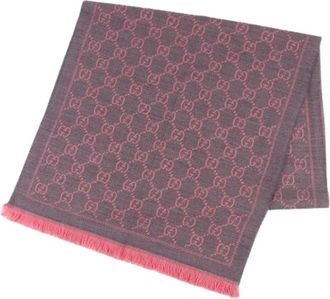 Gucci Pre-owned Stole - Dames - Vintage Accessoires - Roze - ONE Size - Wol - Vintage