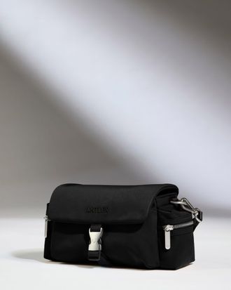 Antler Icon Mini Messenger In Black