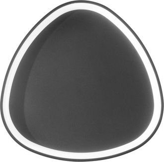 Luce-Ambiente-Design Plafoniera LED KLAPTON in alluminio nero con funzione CCT 65 cm