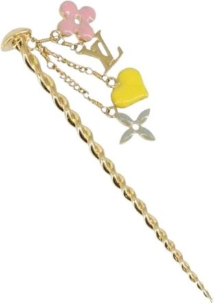 Louis Vuitton Pre-owned Accessories, female, Yellow, Size: ONE SIZE Pre-owned Metal Hair Accessory