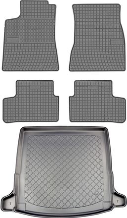 OEM Juego De Alfombrillas De Goma Para Coche Y Maletero Para Mercedes Cla Ii X118 Kombi A Partir De Septiembre De 2019