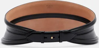 Alaia Ala&iuml;a Tube leather belt