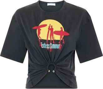 Paco Rabanne Graphic-Print T-Shirt - Womens - Cotton