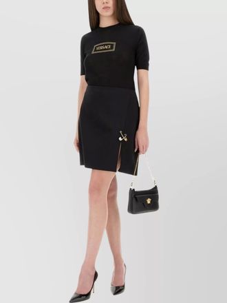 Versace knitwear short sleeve round neck