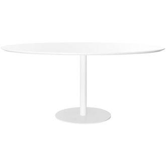 Miliboo Tavolo da pranzo design bianco L170 HALIA
