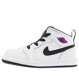 Nike Jordan (TD) Air Jordan 1 Mid White Fuchsia Blast 644507-138