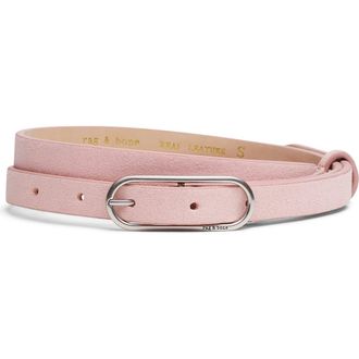 Rag & Bone Baby Rounded Rebound Leather Belt in Duros at Nordstrom Rack, Size Medium