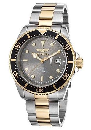 Invicta Pro Diver Grey Dial Two-tone Mens Watch 22057