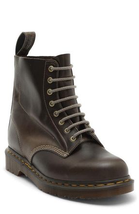 Dr. Martens 1460 Pascal Lace-Up Boot in Sepia Grey at Nordstrom, Size 12Us