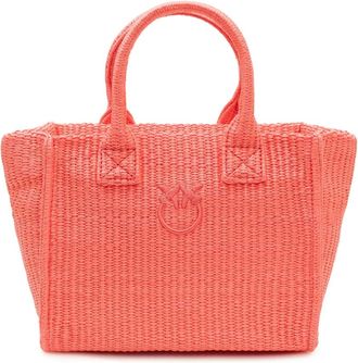 Pinko Tote Bags, female, Pink, Size: ONE SIZE Beach Shopper Mini