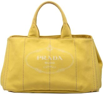 Prada Pre-owned Prada Large Canvas Canapa Logo Satchel Ladies IGLODR88DV44GD3S