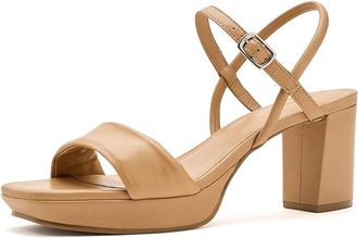 Bernardo Canto Womens Wedge Shoes Dune : 8.5 M, Leather