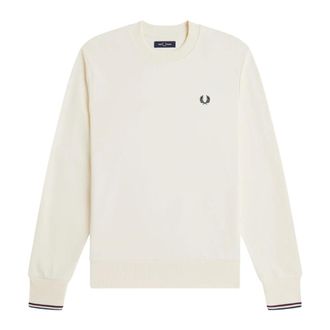 Fred Perry Sweatshirts, male, Beige, Size: 2XL Crewneck Sweatshirt