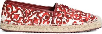 Dolce & Gabbana Espadrillas Dolce & Gabbana in tela con stampa maioliche
