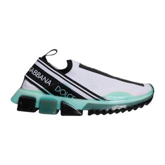 Dolce & Gabbana Sneakers, male, Multicolor, Size: 6 US Logo Print Slip On Sneakers