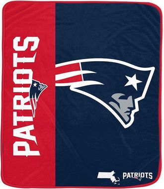 Pegasus Sports New England Patriots Nfl Team Logo Soft Fleece Throw