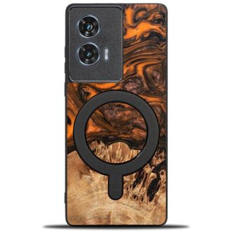 OEM Funda Bewood Unique Para Motorola Edge 50 Fusion - Naranja Con Magsafe