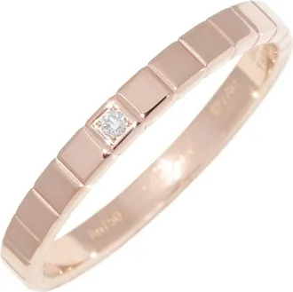 Chopard K18PG Diamond Ice Cube Ring
