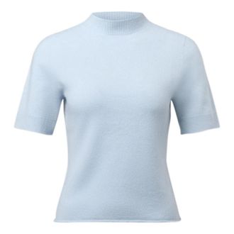 Drykorn Maglione Corto Girocollo Finia - - Knitwear - Donna - Blu - L