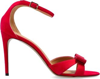 Ferragamo Roxy Sandalen met Hak - Dames - Sandalen met hakken - Roze - 36 1/2 EU - Leer - Schoenen