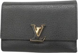 Louis Vuitton Pre-owned Wallets, female, Black, Size: ONE SIZE Pre-owned Wallet (tri-fold)