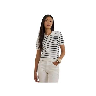 Ralph Lauren Polo Shirt - Dames - Polos - Wit - M - Tops