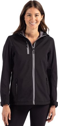 Clique Telemark Eco Stretch Softshell Full Zip Womens Hooded Jacket