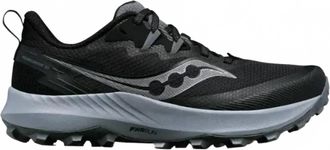 Saucony Womens Pergerine 14 Trail Running Shoe In Black/carbon