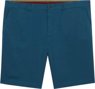 Brooks Brothers Teal Katoenen Chino Shorts - Heren - Korte Broeken - Groen - W36 - Katoen - Korte Broeken
