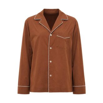 Forte_Forte Model 1483-1508 Shirt - female - Forte Forte - Pyjamas - Brown - 2XS - Nightwear & Lounge