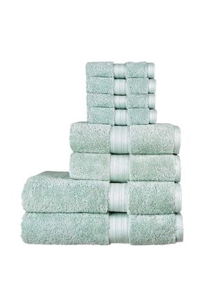 Christy Renaissance Luxury 675GSM Egyptian Cotton 8 Piece Towel Bale in Duck Egg Blue