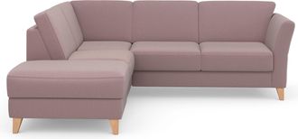 Sit&more Ecksofa »Visby L-Form« Wahlweise mit Bettfunktion und Stauraum, frei im Raum stellbar