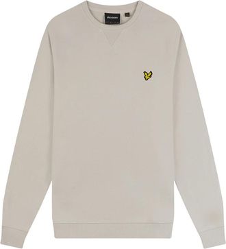 Lyle & Scott Sweatshirt Ml 424Vog - Heren - Sweatshirts - Beige - S - Katoen - Hoodies & sweatvesten