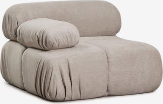 Sklum M&oacute;dulo Esquinero Izquierdo Para Sof&aacute; Modular En Boucl&eacute; Envasado Al Vac&iacute;o Kendall Sklum