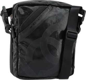 Chanel Pre-owned Leren Crossbodytas - Dames - Vintage Schoudertas - Zwart - ONE Size - Leer - Vintage
