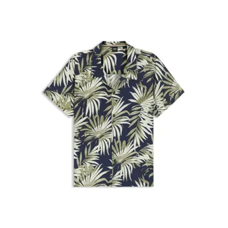 BOSS Regular-fit shirt with all-over print