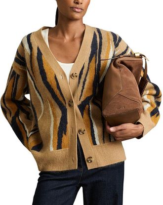 Reiss Serafina Wool & Cashmere-Blend Cardigan