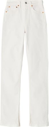 Re/Done high-rise skinny boot jeans - women - Cotton/Elastane - 28 - White