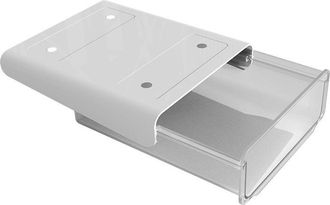OEM Caja De Almacenamiento Para Debajo De La Mesa, 2 Piezas, Adhesivo Creativo Para Escritorio, Caj&oacute;n Oculto, Bandeja Organizadora Para Escritorio Para El