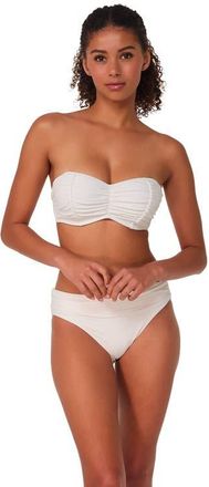 Sunsets Loretta Bandeau Bikini Swimsuit Top - DD Cup in White Lily at Nordstrom, Size 38