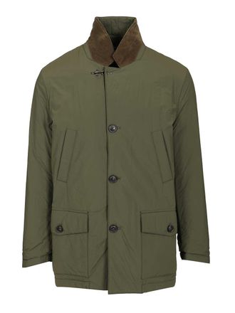 Fay Jacket Made Of Nylon Poplin Giacche Verde-Uomo