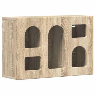 vidaXL Mueble Colgante Con Estante Roble Sonoma 60 X 20 X 40 Cm Vidaxl