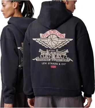 Nike Jordan Air Jordan x Levis Full-Zip Hoodie Black IM6734-010