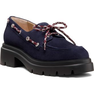 Stuart Weitzman Hudson Boat Shoe in Nice Blue at Nordstrom Rack, Size 7