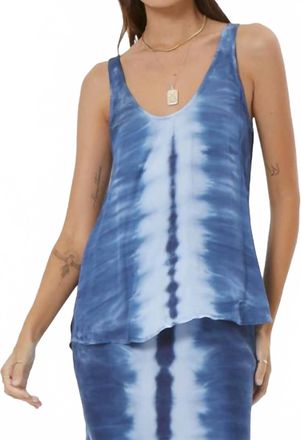 Young Fabulous & Broke Nari Tank Top In Aviator Blue Pillar Wash