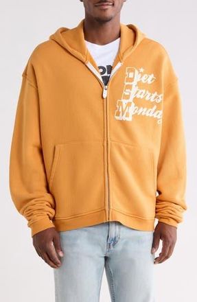 Diet Starts Monday Star Full Zip Sweatshirt in Yellow at Nordstrom Rack, Size Xx-Large